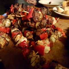Una foto de Brochettas