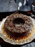 Flan (Budino) di Pandoro e Cioccolato