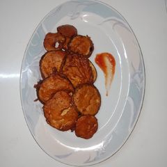 A picture of Baingan Ke pakoray.