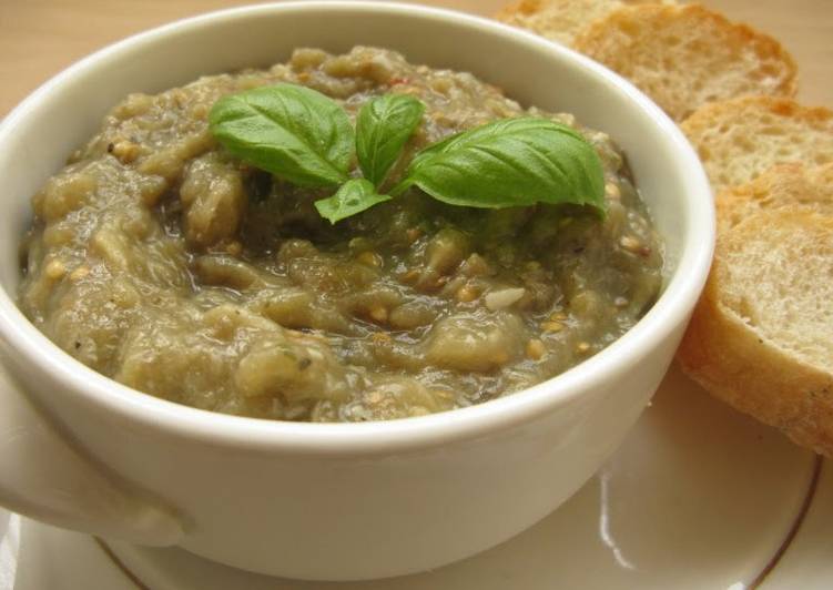 Recipe of Any-night-of-the-week Vickys Aubergine (Eggplant) Spread / Baba Ganoush GF DF EF SF NF