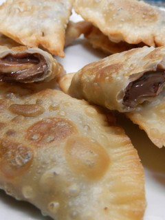Una foto de Empanadillas de nutella y plátano