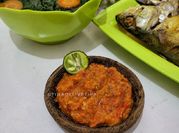 Gambar sambal terasi jeruk limau