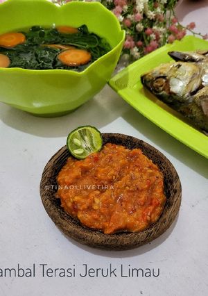 Foto resep Sambal Terasi Jeruk Limau