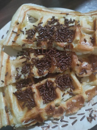 Langkah Gampang Membikin Resep  Crispy Waffle yang Bikin Ngiler, Bikin Ketagihan