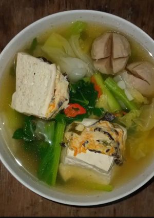 Foto resep Baso tahu diet (tanpa gula, tepung, minyak)