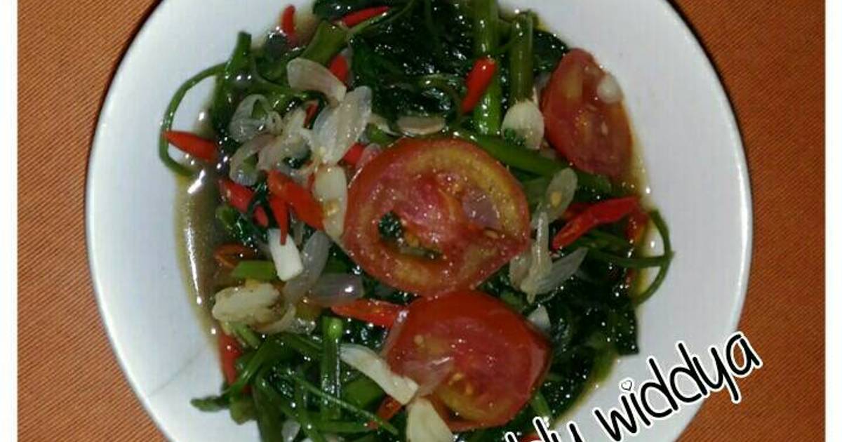  Resep  Tumis kangkung dadakan oleh widdy Cookpad