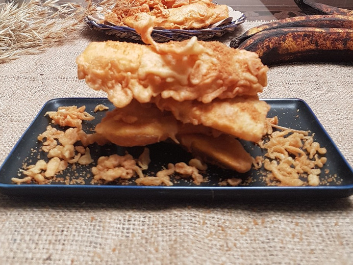 Cara Gampang Membuat Pisang goreng chrispy Sederhana Dan Enak