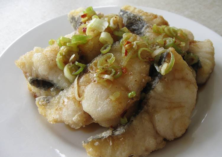 Whiting/Blue Grenadier with Spicy Ponzu Sauce