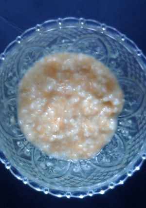 Foto resep MPASI-Bubur rebon wortel labu 8M