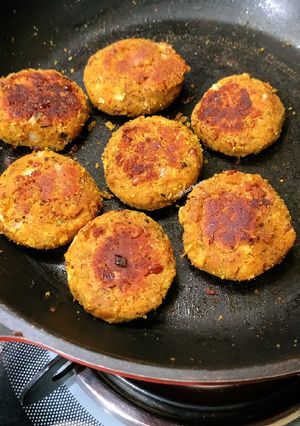 A picture of Rajma Cutlets.
