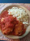 Chicken Patties in Tomato Sauce