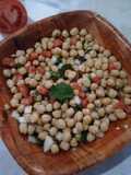Salada de grão de bico