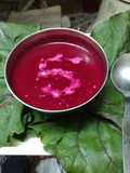 Winter soups Chukandar (beet root) soup