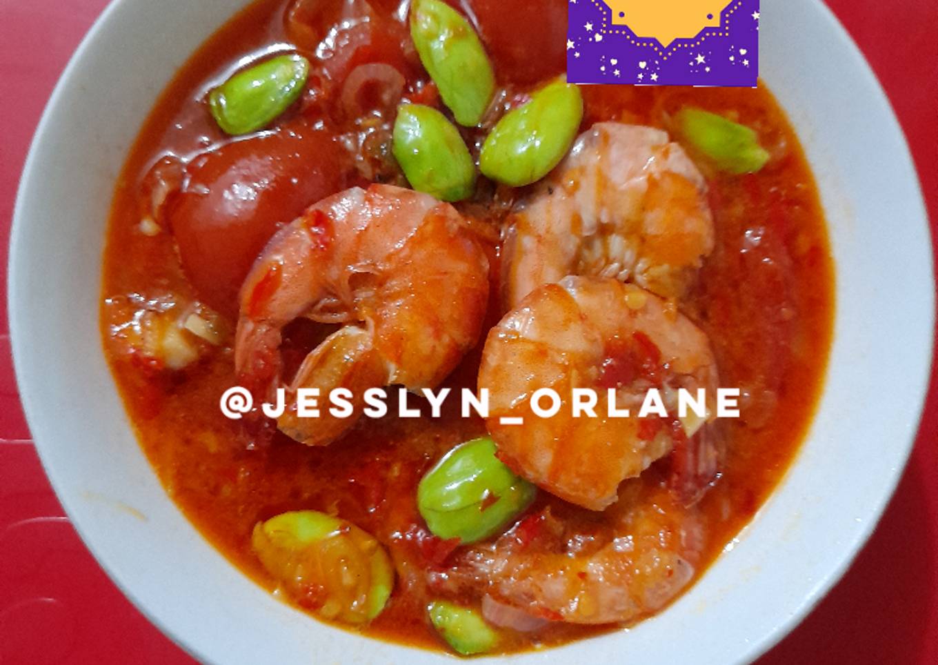 Udang sambal pete