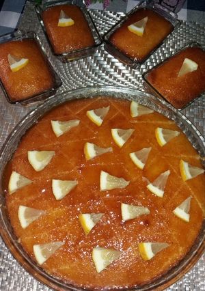 صورة لوصفة بسبوسة 🍋 بالليمون 🍋