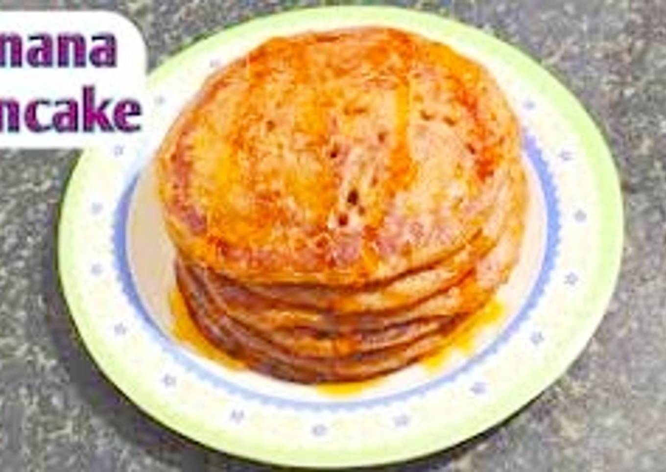 Recipe for banana pancakes