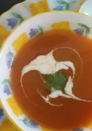 A picture of Tomato soup.