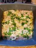 Antipasto di canocchie o pannocchie al forno