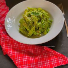 A picture of Green Peas Pasta.