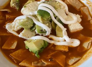 Una foto de Sopa de Tortilla