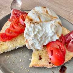 Bruschetta tomate burrata à l’air fryer-レシピのメイン写真