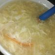 Sopa de maíz y cangrejo