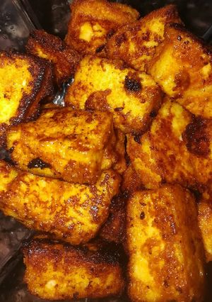 A picture of Paneer 65.