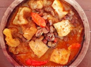 Foto resep Sayur kacang tolo krecek