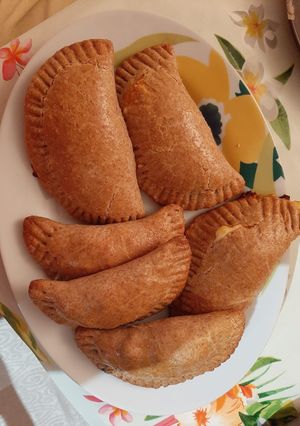 Una foto de Empanadillas de harina de espelta integral al horno