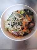 Yaki Udon with BBQ Sauce