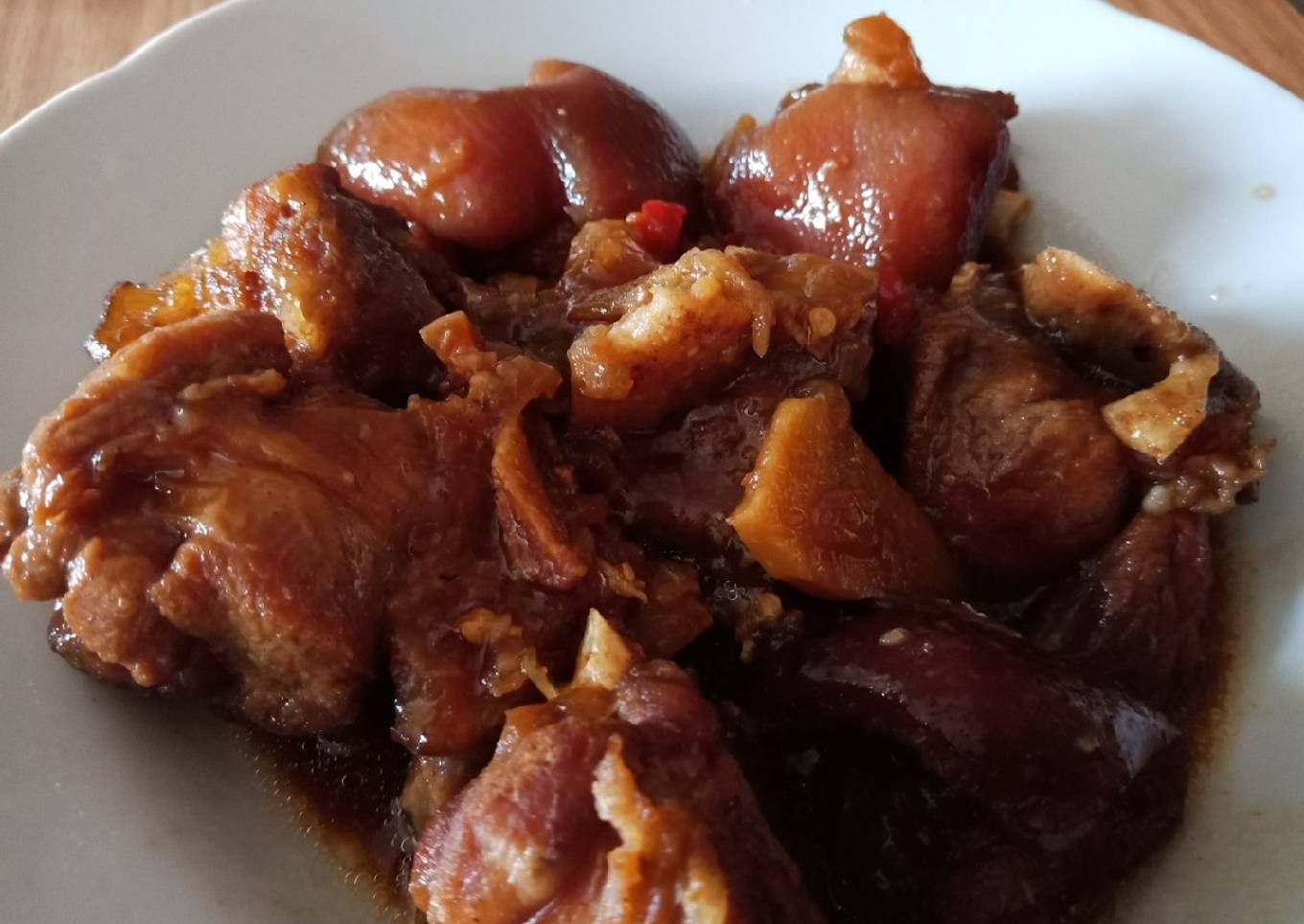 Babi kecap manis pedas