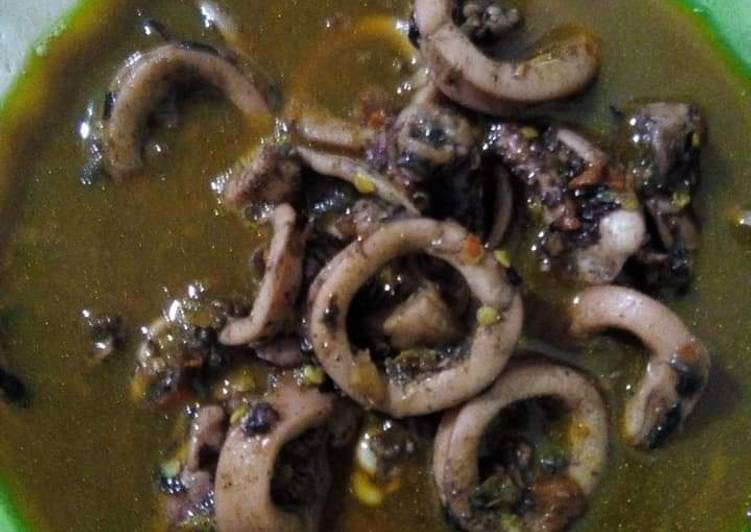 Recipe: Tasty Tumis hitam cumi😊
