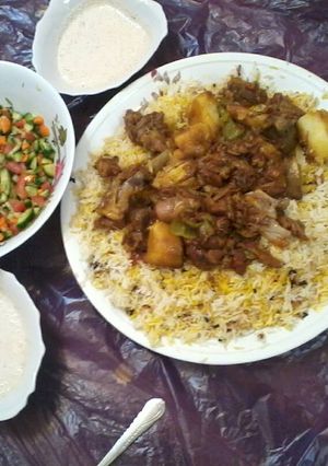 صورة لوصفة مكبوس غدا اليووم 👌😋