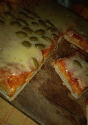 Una foto de Pizza