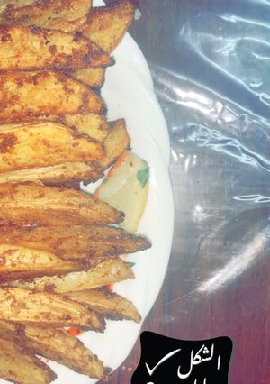 صورة لوصفة بطاطس ودجز 🌻
