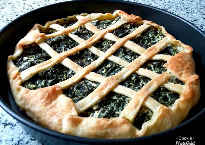 Guida passo passo a Fai Fatto in casa super veloce Torta salata spinaci e ricotta