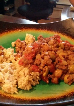 A picture of Cuban Picadillo.