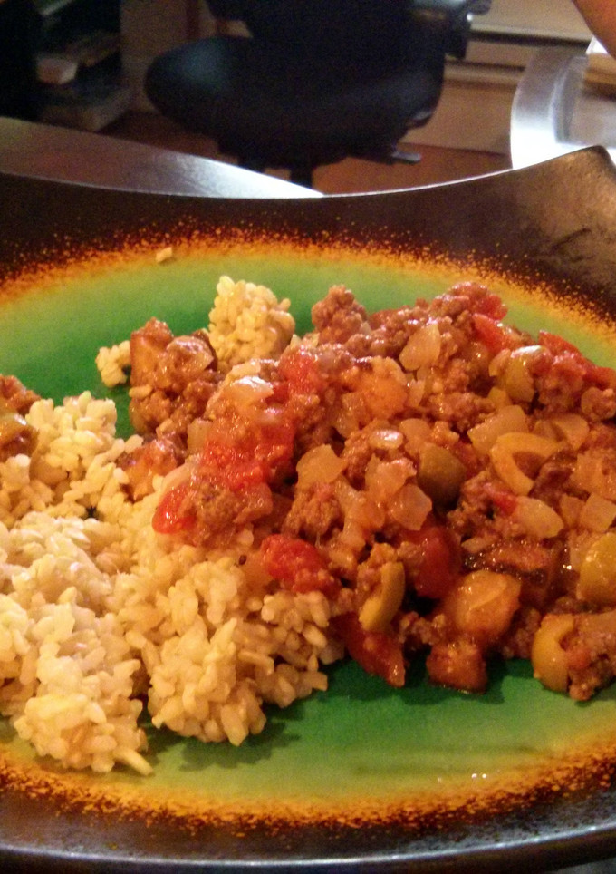 A picture of Cuban Picadillo.
