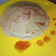 A picture of Sardine pan cake.