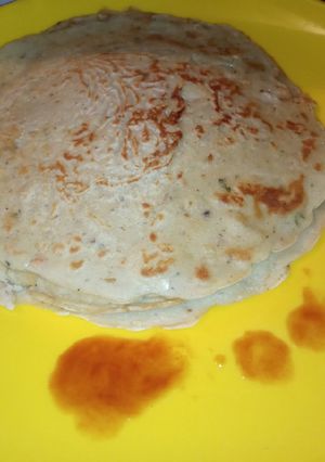 A picture of Sardine pan cake.