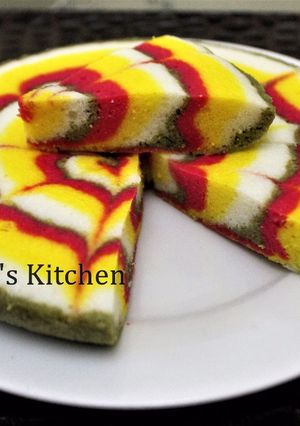 A picture of Multi Coloured Designer Idli Cake.