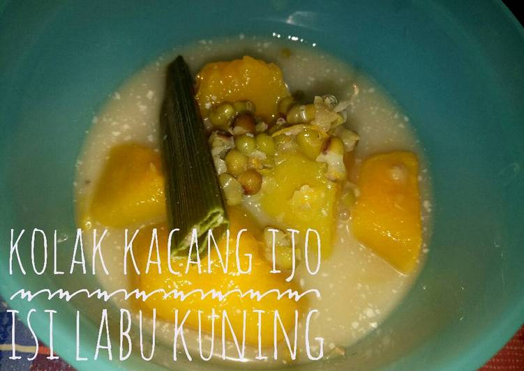 Kolak kacang ijo isi labu kuning 1th+