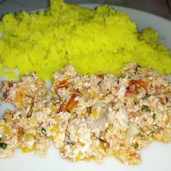 A picture of Tumeric rice#4weeks challenge.