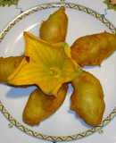 FLORES DE ZAPALLO RELLENAS CON QUESO. JON STYLE