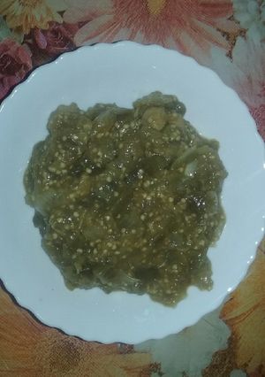 Una foto de Berenjena sancocha
