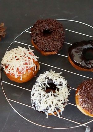 Foto resep Donat empuk tanpa kentang