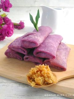 Foto resep Dadar Gulung Ubi Ungu