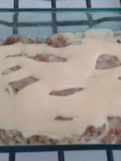 Una foto de Pastel de carne molida con puré de patatas.ॐ