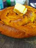 Pecan savory bread role