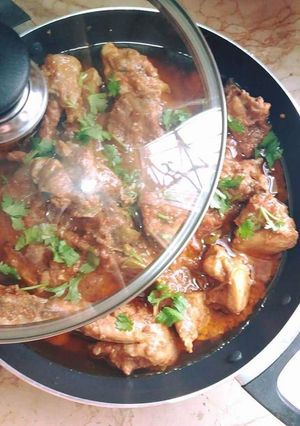 A picture of Chicken Karhai.